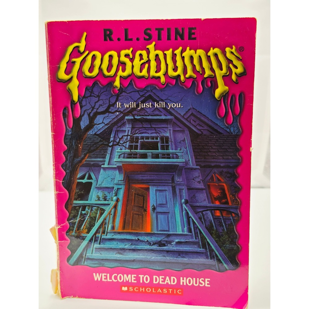 Goosebumps Welcome to Dead House R.L. Stine 1st Printing 1992 Scholastic Book 1